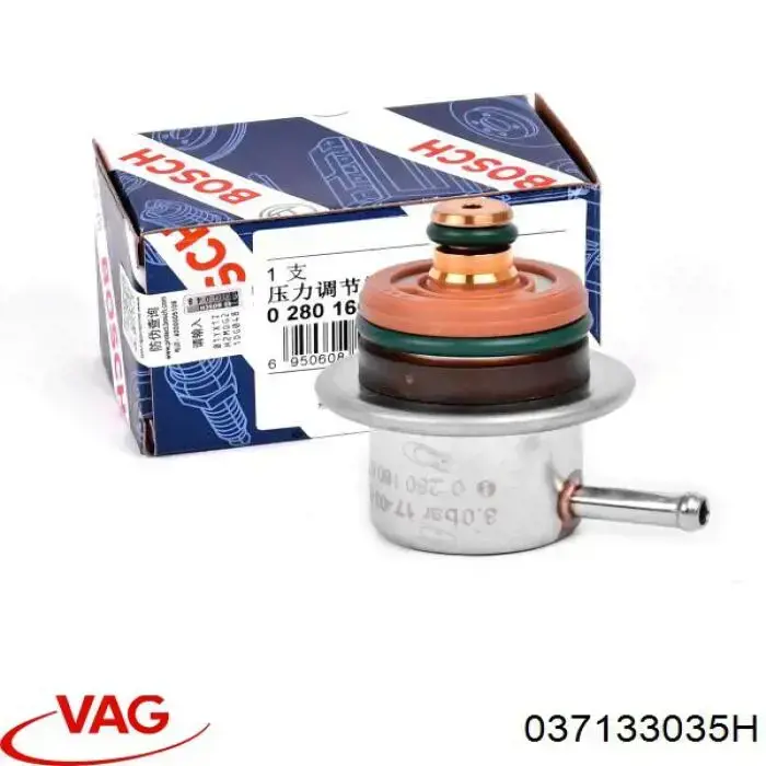 Regulador de pressão de combustível na régua de injectores VAG 037133035H preço, a partir de 35,46 USD