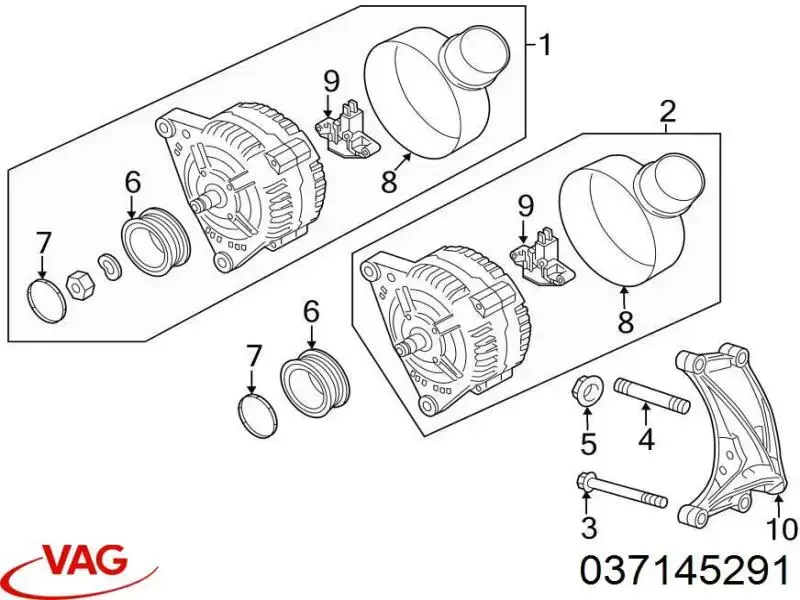  VAG 037145291 preço, a partir de 17,27 USD