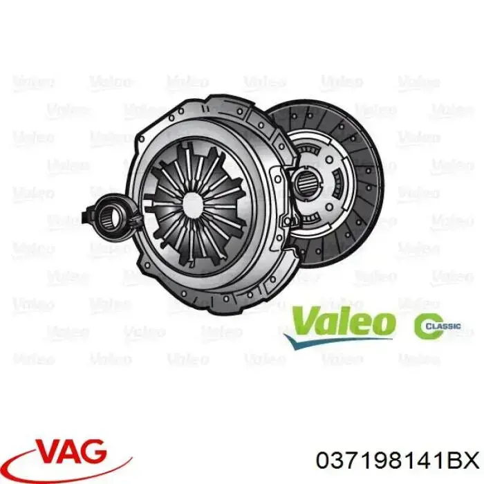 Kit de embraiagem (3 peças) VAG 037198141BX preço, a partir de 131,55 USD