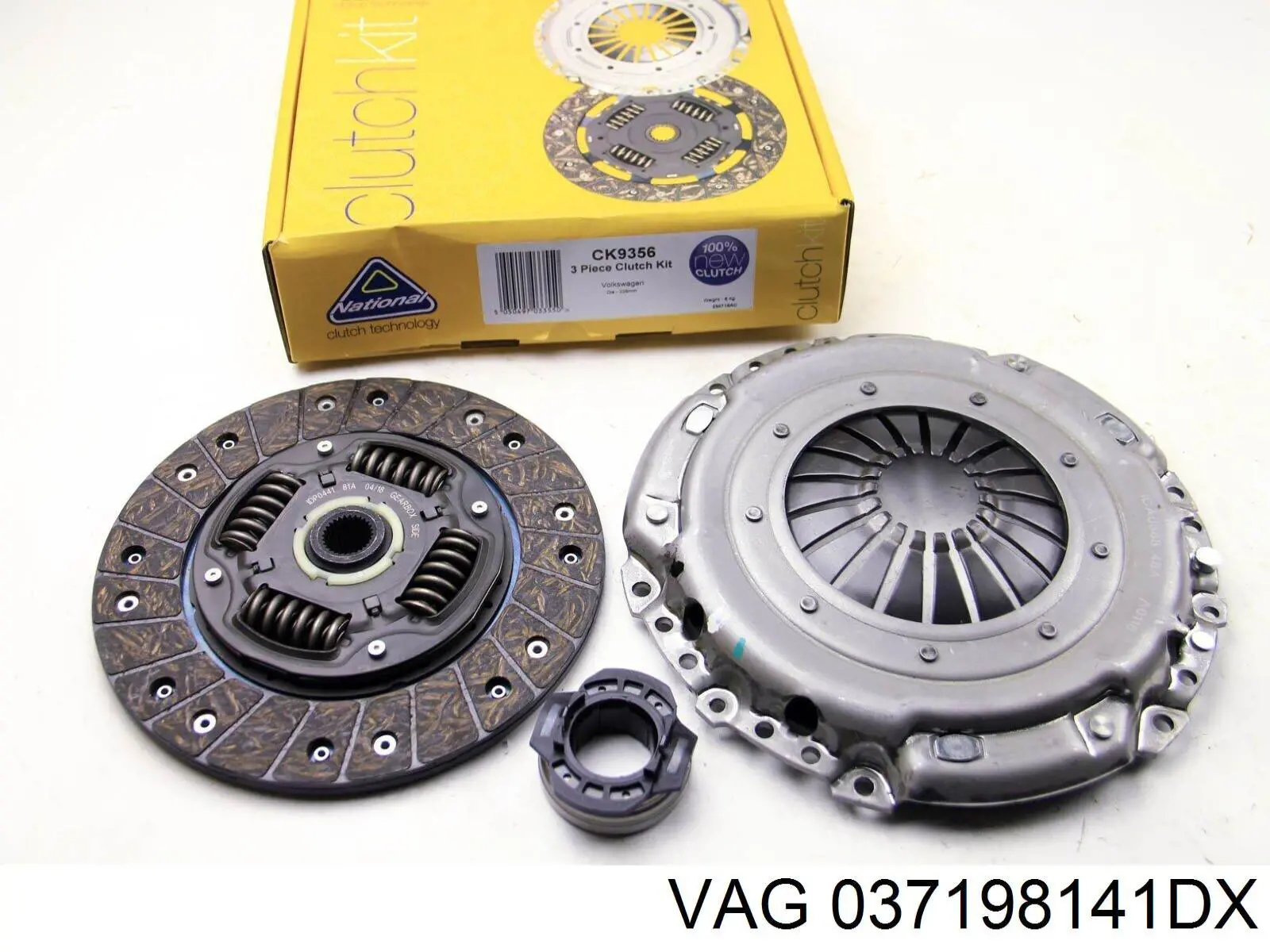 Kit de embraiagem (3 peças) VAG 037198141DX preço, a partir de 125,43 USD