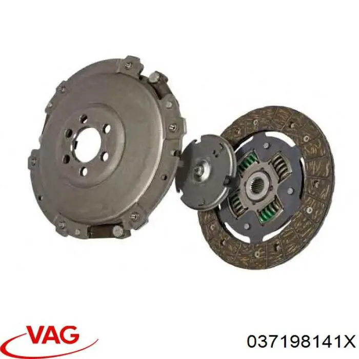 Compre 037198141X VAG Kit de embraiagem (3 peças)