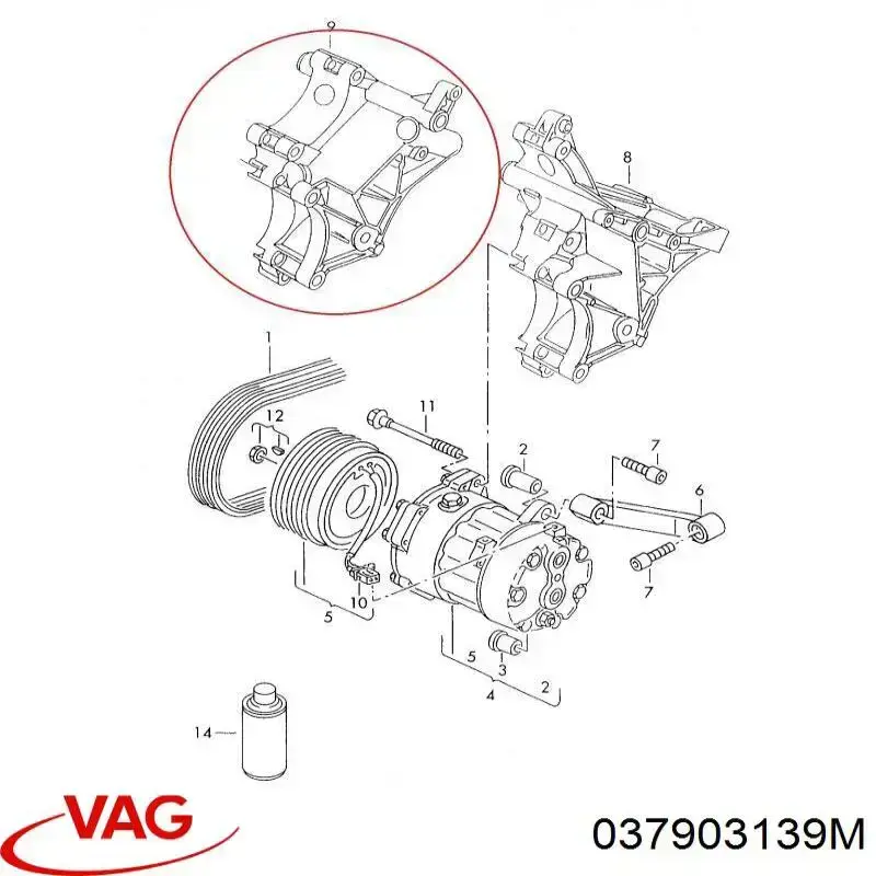  VAG 037903139M preço, a partir de 997,03 USD