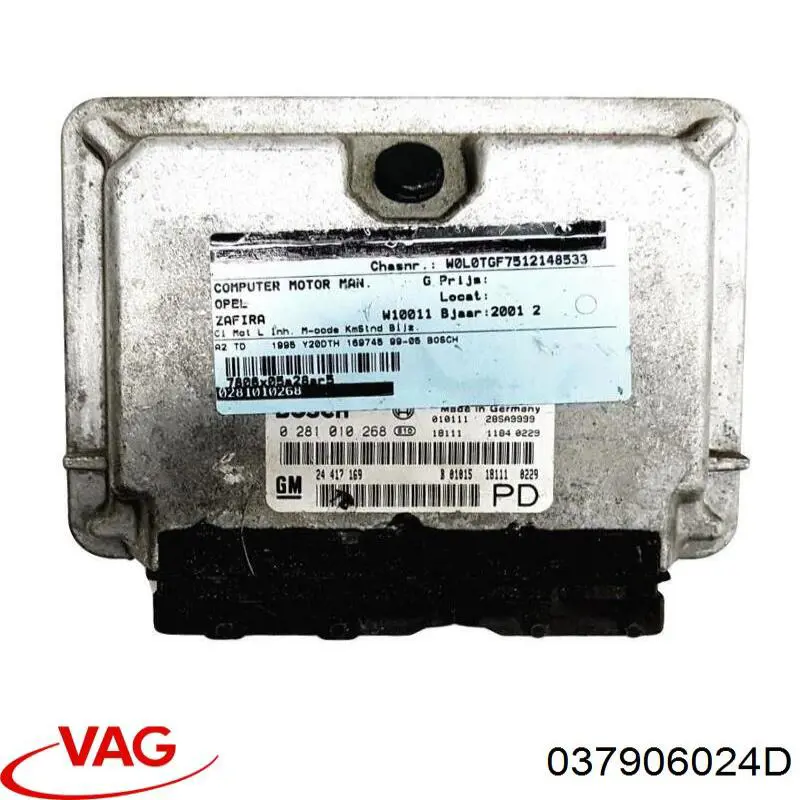 Módulo de direção (Centralina eletrônica) de motor VAG 037997024BX preço, a partir de 107,45 USD