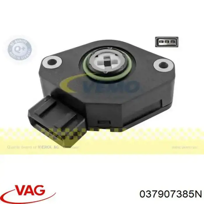 037907385N VAG Sensor de posição da válvula de borboleta (potenciômetro)