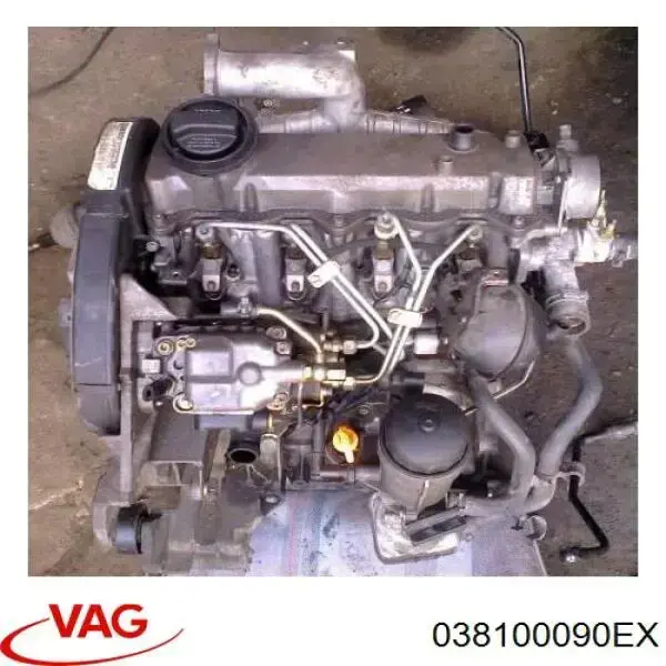 038100090EX VAG Motor montado