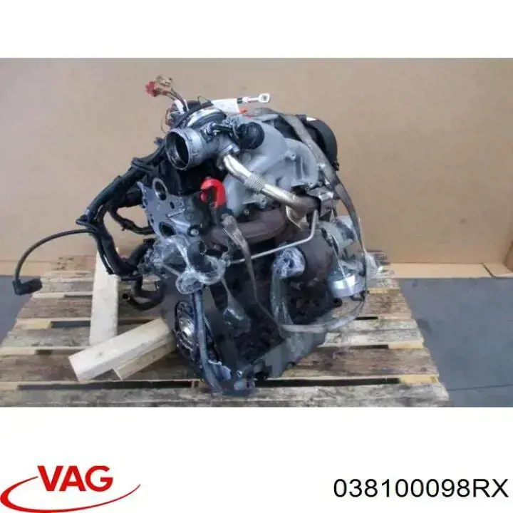 038100098RX VAG Motor montado