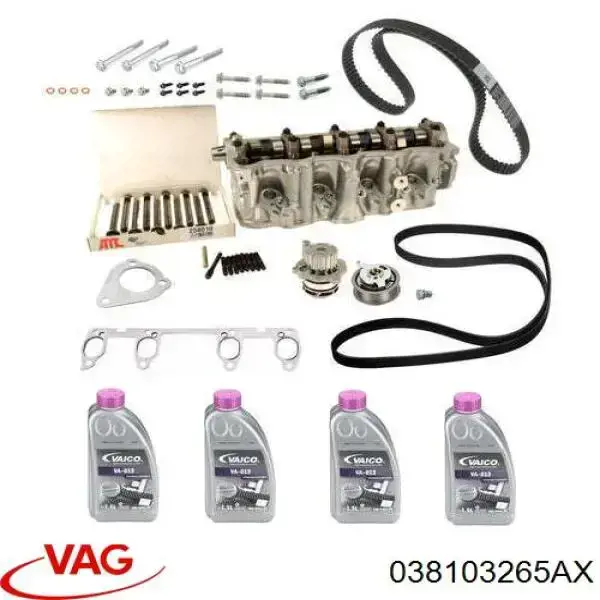 038103265AX VAG Cabeça de motor (CBC)