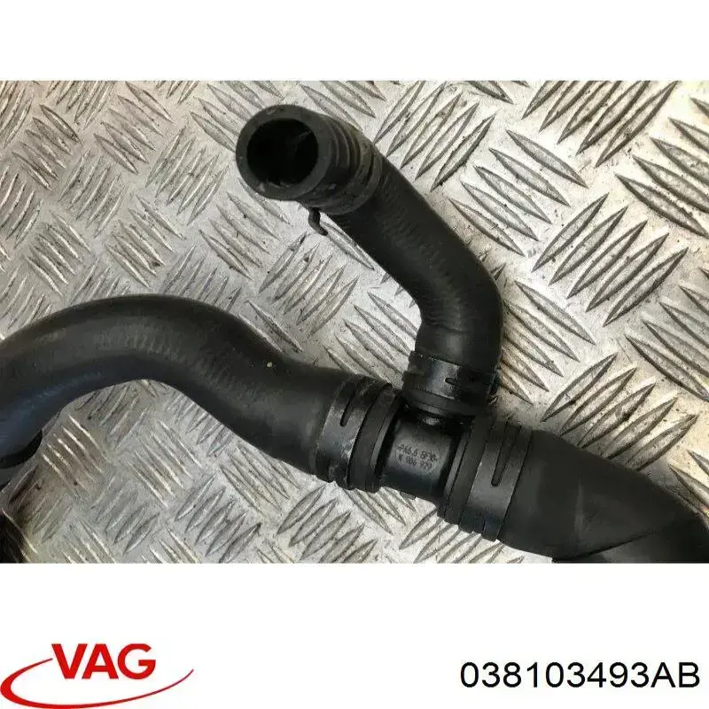Compre 038103493AB VAG Cano derivado de ventilação de cárter (de separador de óleo)