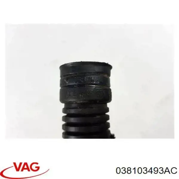 038103493AC VAG Cano derivado de ventilação de cárter (de separador de óleo)