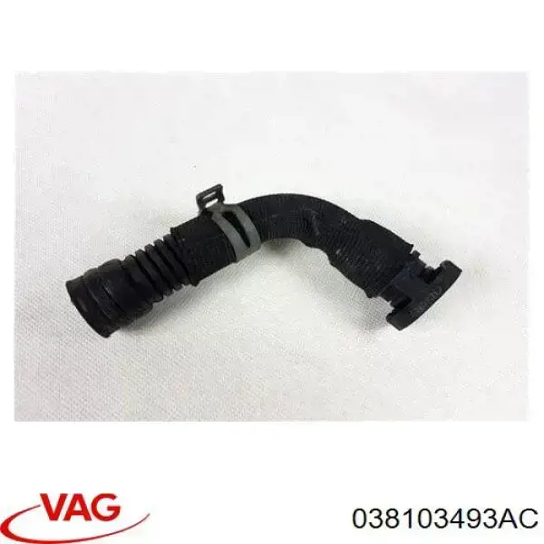 Compre 038103493AC VAG Cano derivado de ventilação de cárter (de separador de óleo)