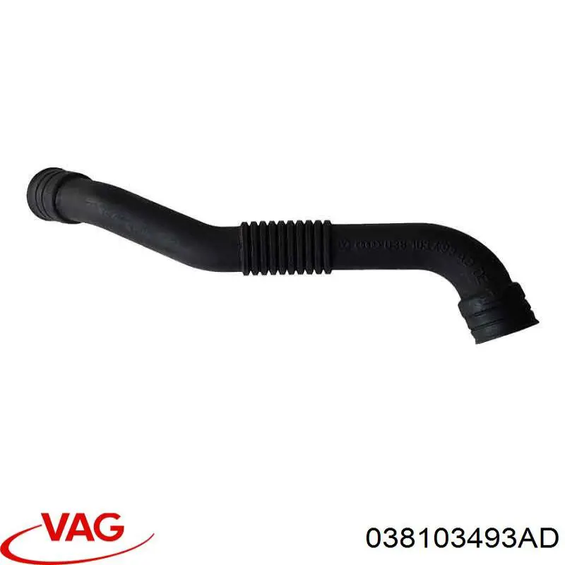 Cano derivado de ventilação de cárter (de separador de óleo) VAG 038103493AD preço, a partir de 19,79 USD