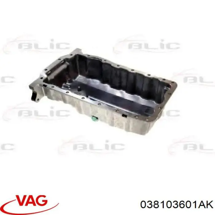 038103601AK VAG Panela de óleo de cárter do motor