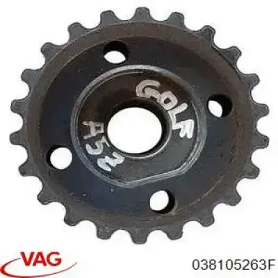 Compre 038105263F VAG Engrenagem de cadeia da roda dentada de acionamento de cambota de motor