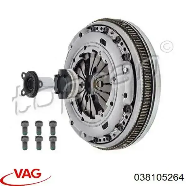 Compre 038105264 VAG Volante de motor