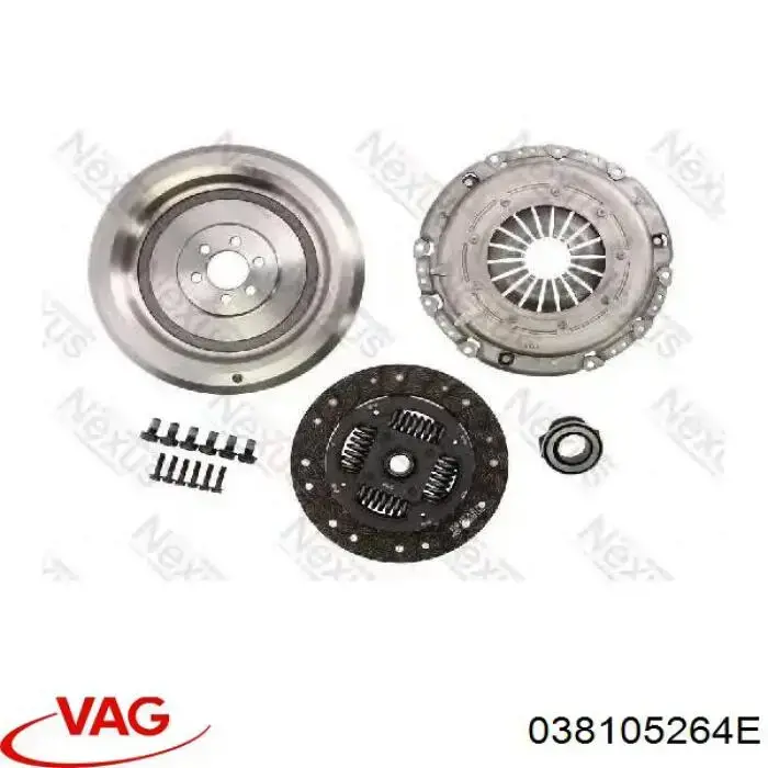 Kit de embraiagem (3 peças) VAG 038105264E preço, a partir de 153,23 USD