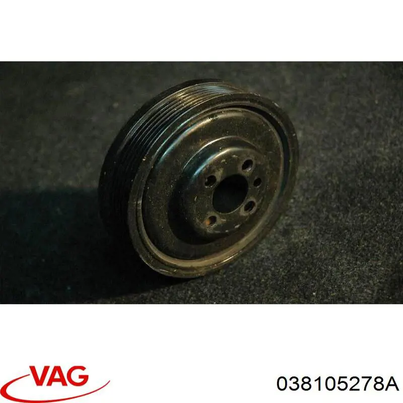 038105278 VAG Tampa (tampão) da polia de cambota