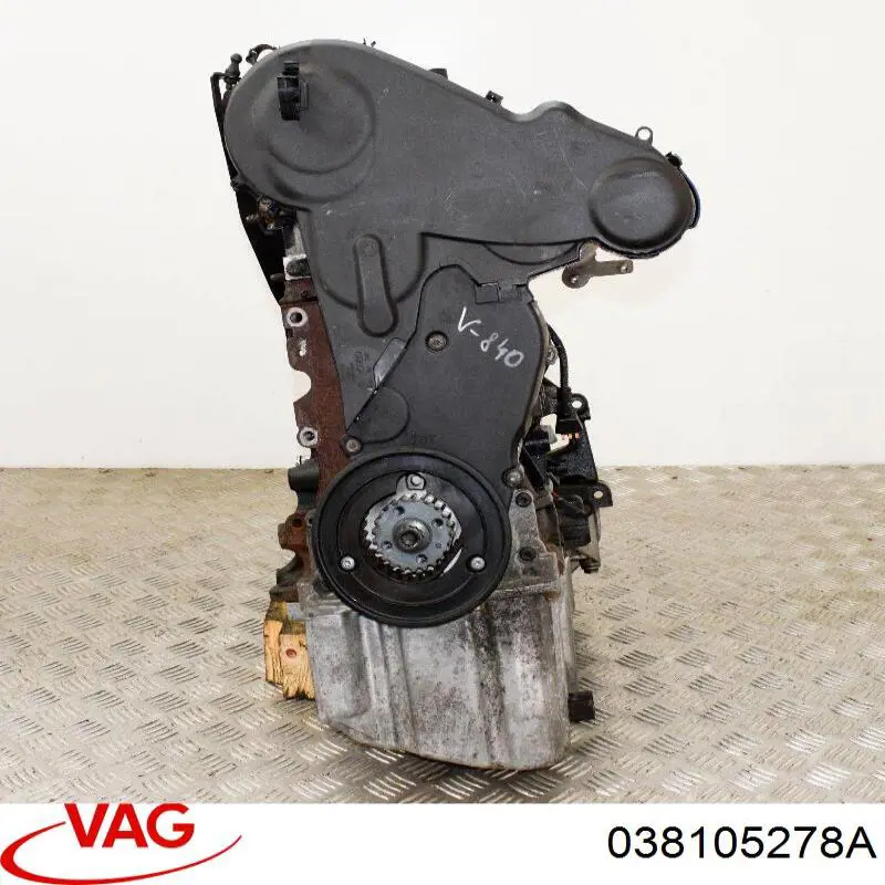 Compre 038105278 VAG Tampa (tampão) da polia de cambota