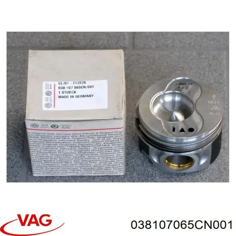 Compre 038107065CN001 VAG Pistão do kit para 1 cilindro, STD