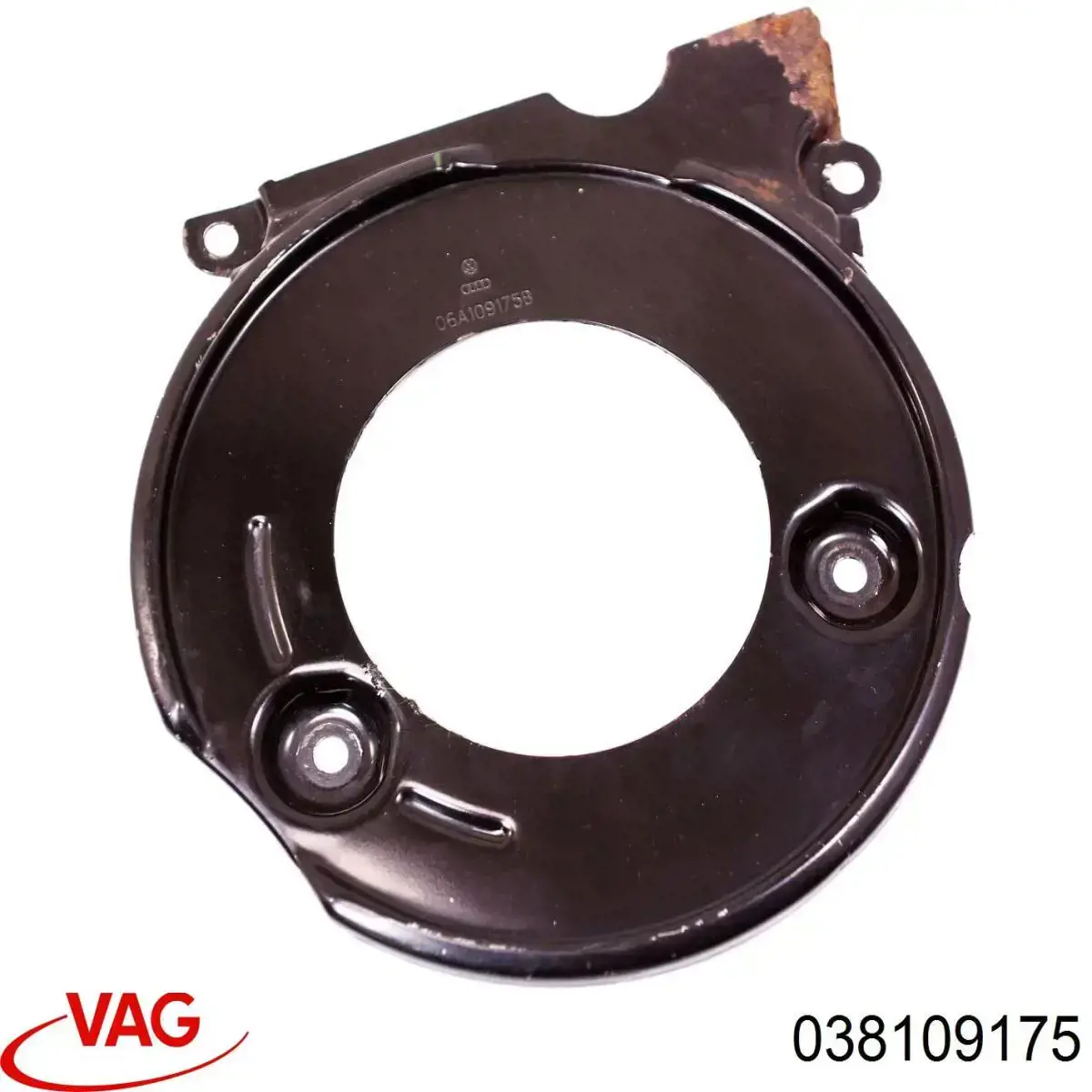 Proteção inferior da correia do mecanismo de distribuição de gás VAG 038109175 preço, a partir de 40,86 USD