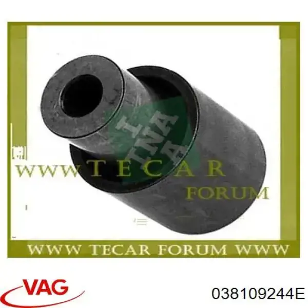 Rolo parasita da correia do mecanismo de distribuição de gás VAG 038109244E preço, a partir de 16,84 USD