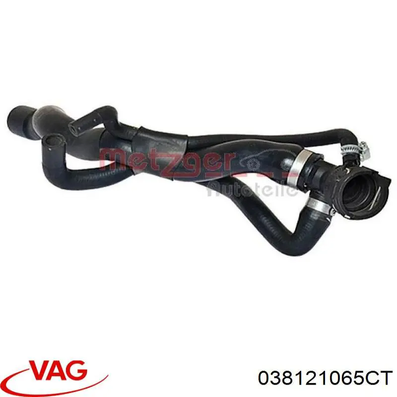 038121065CT VAG Mangueira (cano derivado) do sistema de esfriamento