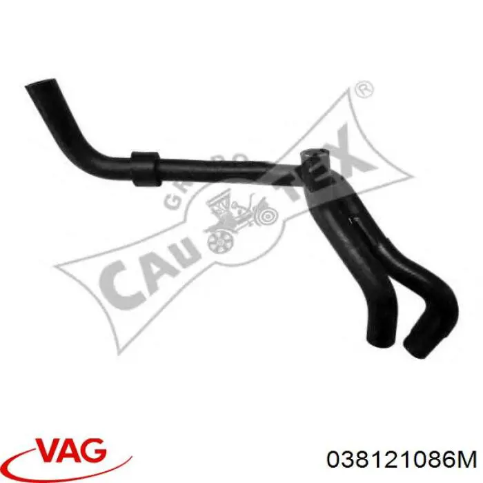 Compre 038121086M VAG Mangueira (cano derivado) do sistema de esfriamento