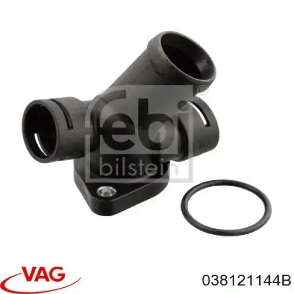 Compre 038121144B VAG Flange do sistema de esfriamento (união em T)