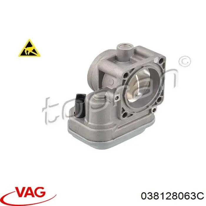 Compre 038128063C VAG Válvula de borboleta montada