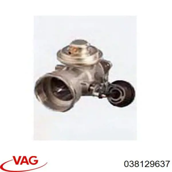Compre 038129637 VAG Válvula EGR de recirculação dos gases