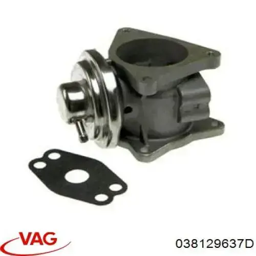 Compre 038129637D VAG Válvula EGR de recirculação dos gases