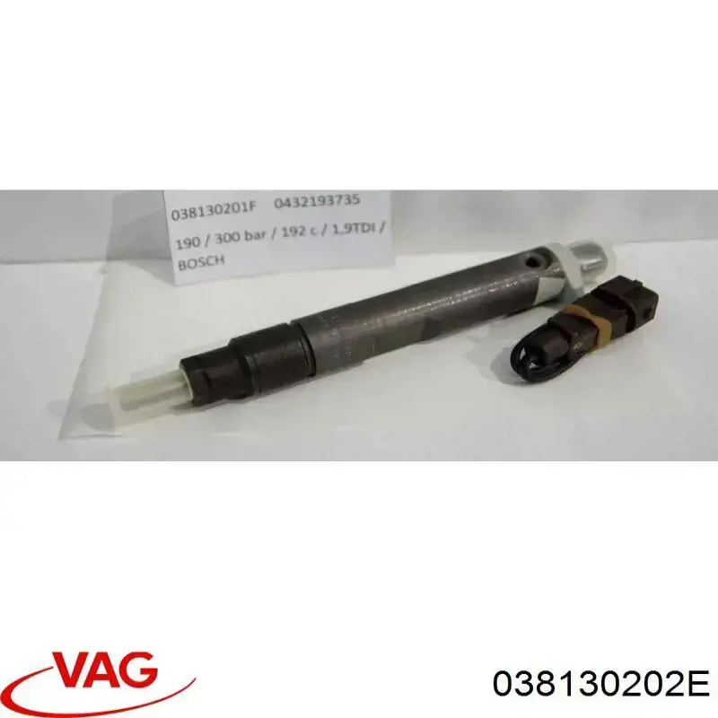 038130202E VAG Injetor de injeção de combustível