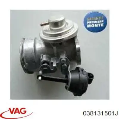 Compre 038131501J VAG Válvula EGR de recirculação dos gases