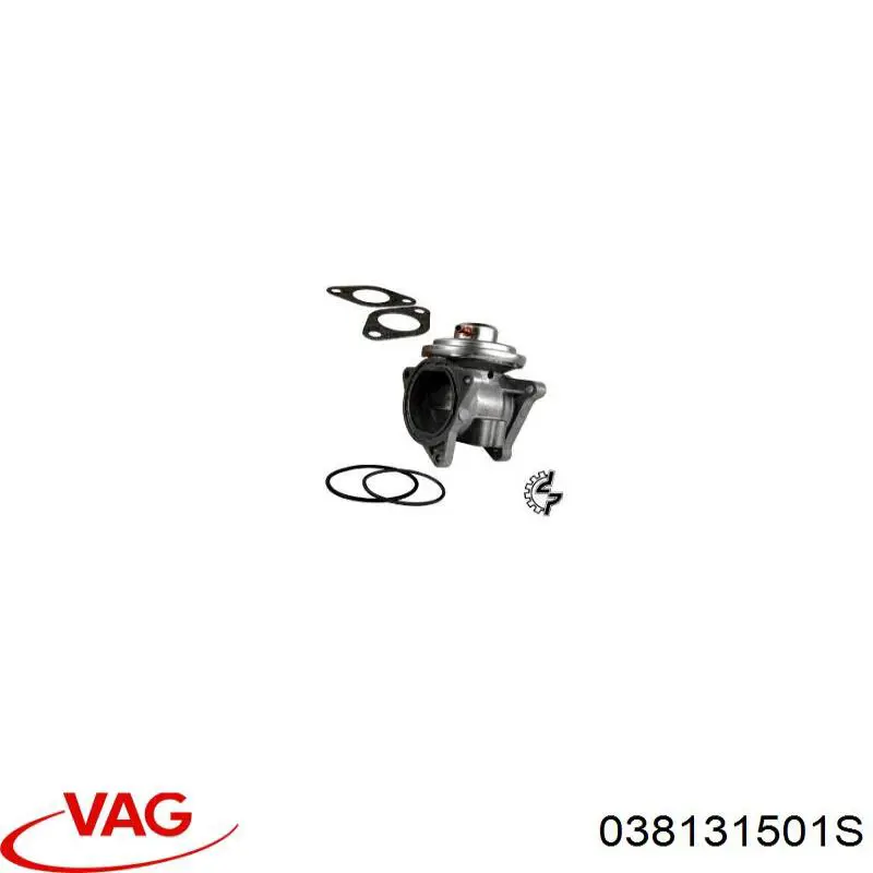 Compre 038131501S VAG Válvula EGR de recirculação dos gases