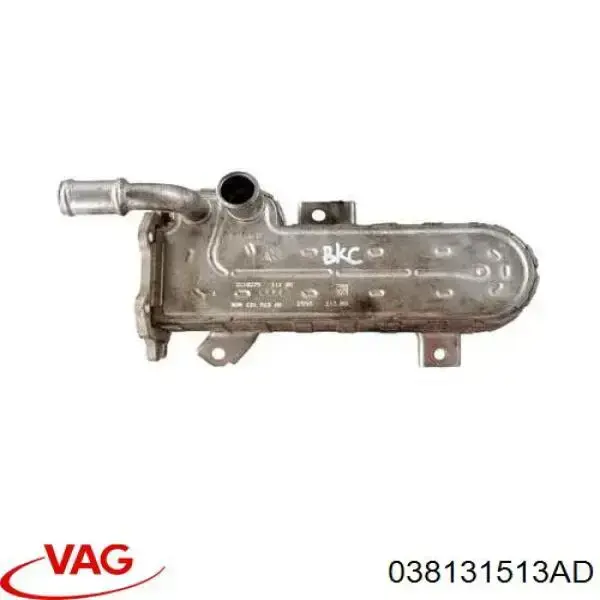Radiador do sistema EGR de recirculação dos gases de escape VAG 038131513AD preço, a partir de 54,48 USD