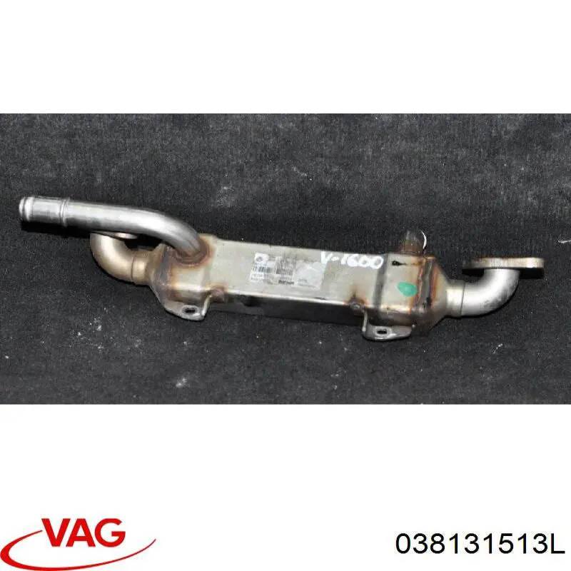 Radiador do sistema EGR de recirculação dos gases de escape VAG 038131513L preço, a partir de 64,70 USD