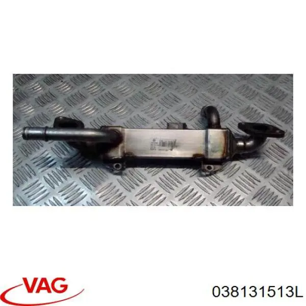 038131513L VAG Radiador do sistema EGR de recirculação dos gases de escape