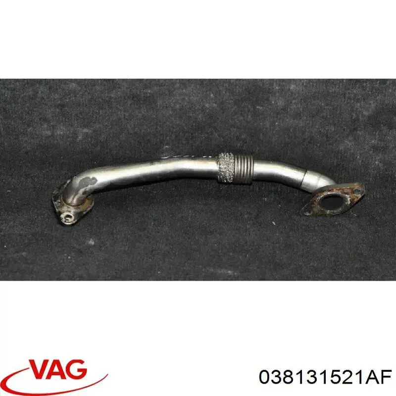 Cano derivado do sistema de recirculação dos gases de escape EGR VAG 038131521AF preço, a partir de 54,48 USD