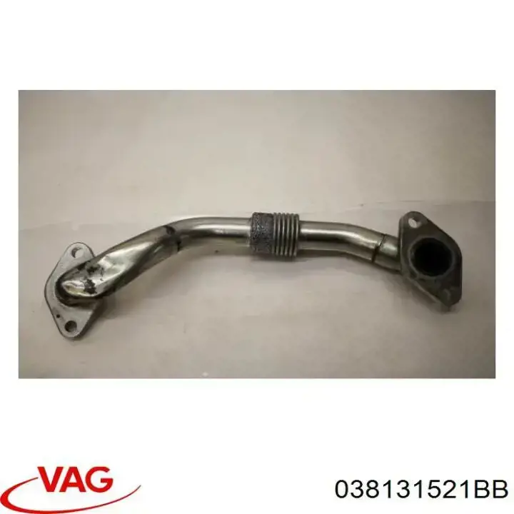 038131521BB VAG Cano derivado do sistema de recirculação dos gases de escape EGR