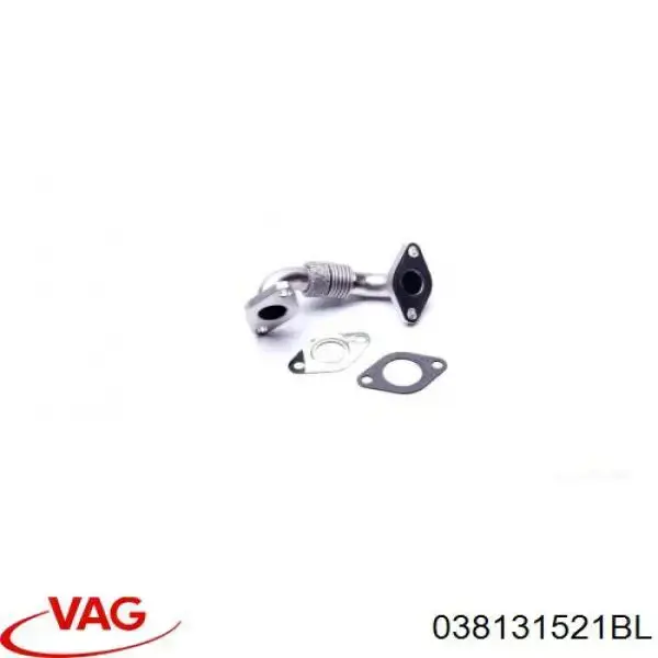 Cano derivado do sistema de recirculação dos gases de escape EGR VAG 038131521BL preço, a partir de 71,95 USD