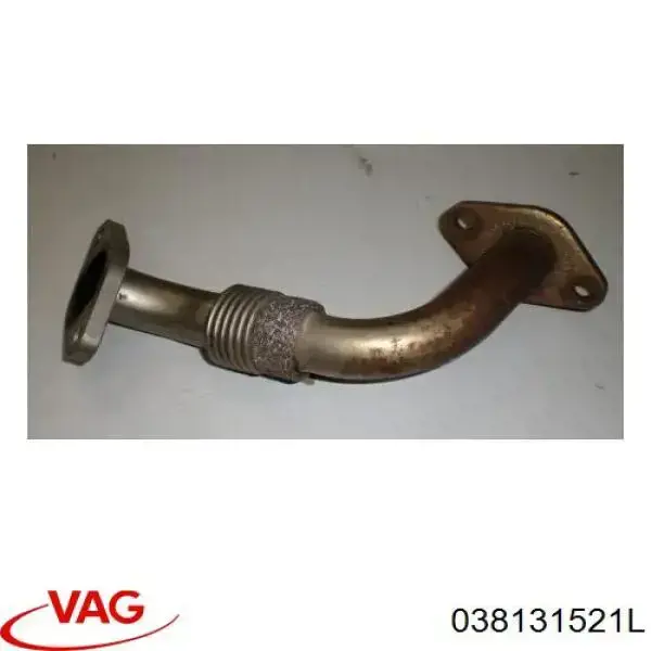 Cano derivado do sistema de recirculação dos gases de escape EGR VAG 038131521L preço, a partir de 56,18 USD