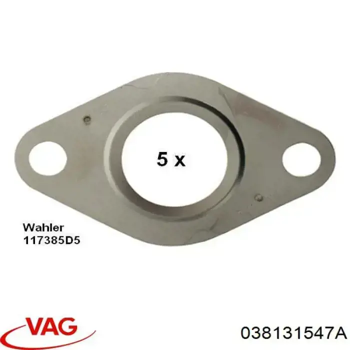 Compre 038131547A VAG Vedante de refrigerador EGR do sistema de recirculação dos gases