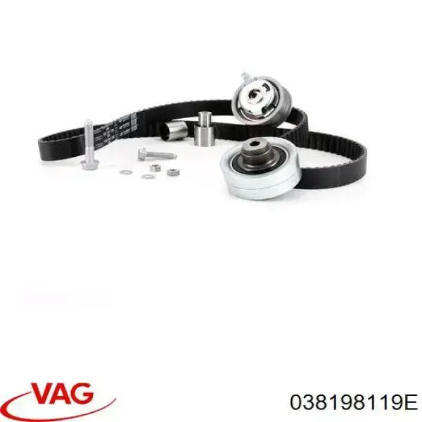 Correia do mecanismo de distribuição de gás, kit VAG 038198119E preço, a partir de 170,94 USD