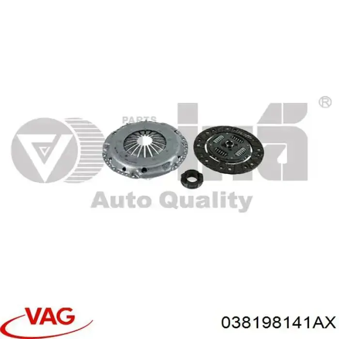 Compre 038198141AX VAG Kit de embraiagem (3 peças)