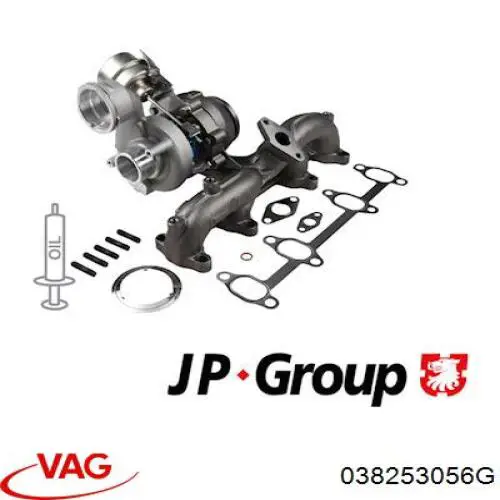 038253056G VAG Turbina
