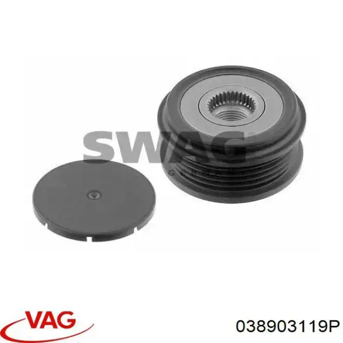 Compre 038903119P VAG Polia do gerador