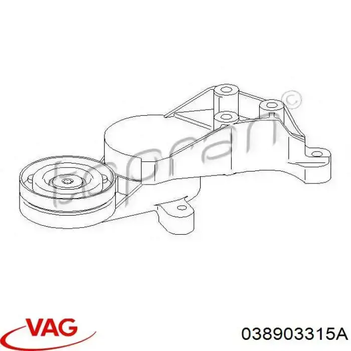 Compre 038903315A VAG Reguladora de tensão da correia de transmissão