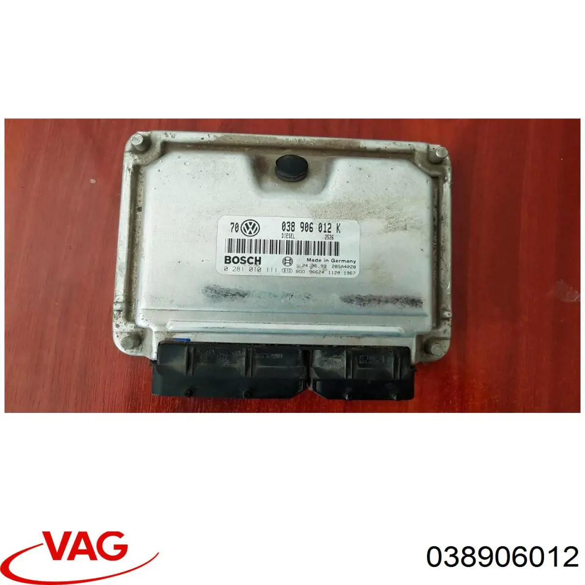 038906012 VAG Módulo de direção (Centralina eletrônica) de motor