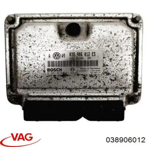 Módulo de direção (Centralina eletrônica) de motor 038906012 VAG