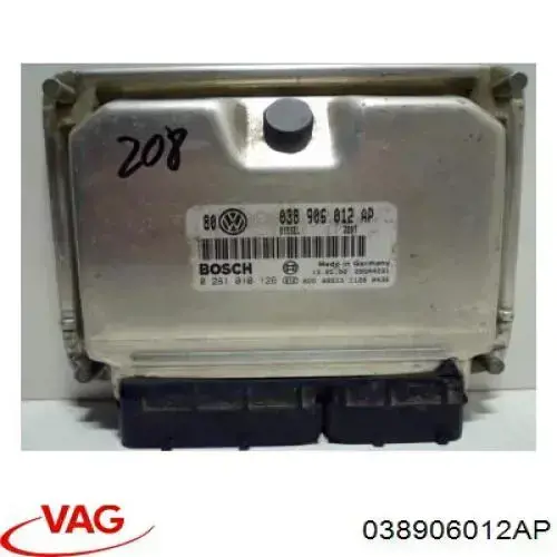 Módulo de direção (Centralina eletrônica) de motor VAG 038906012AP preço, a partir de 86,98 USD