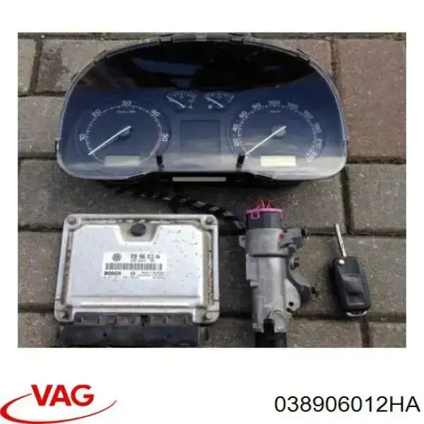 038906012HA VAG Módulo de direção (Centralina eletrônica) de motor